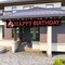 Red and Black Happy Birthday Banner Decorations, Large Red Black Happy Birthday Yard Banner Sign Party Supplies for Men Women